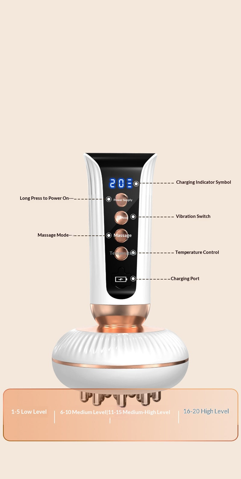 Microcurrent Massage Brush